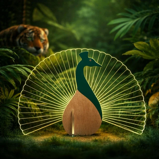 Peacock LED Lamp