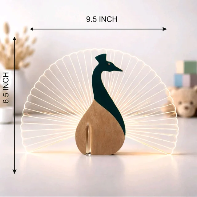 Peacock LED Lamp