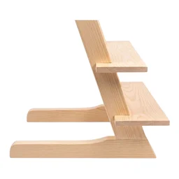 2 step Dismantling Pinewood display stand - 12 * 4 inches