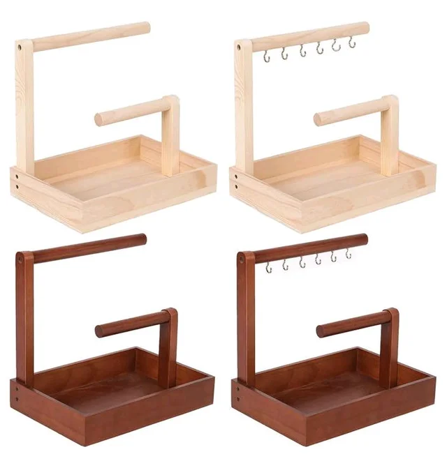 Jewellery Organiser Display Stand - natural beige