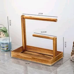 Jewellery Organiser Display Stand - natural beige