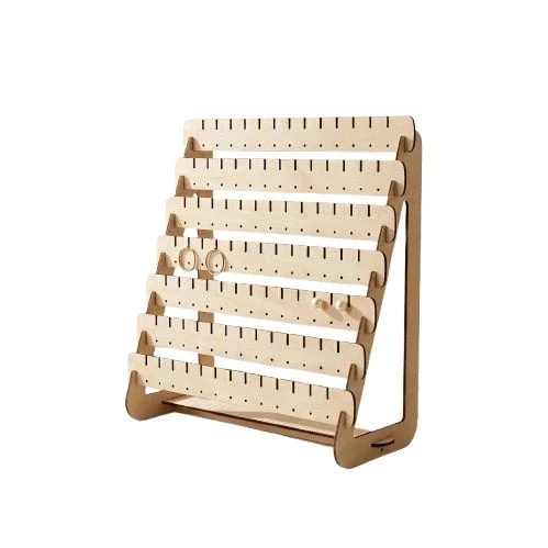 Earrings Display Stand - natural beige