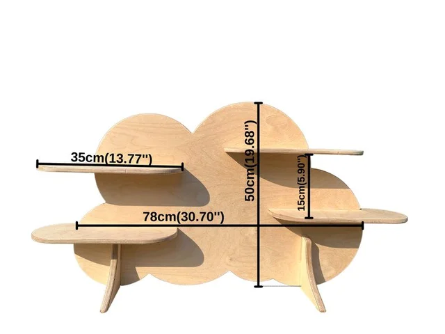 Cloud / Pop-up Market Display / Product Display Shelves / Stand Alone Shelf / Market Stall / Craft Fair Display Stand