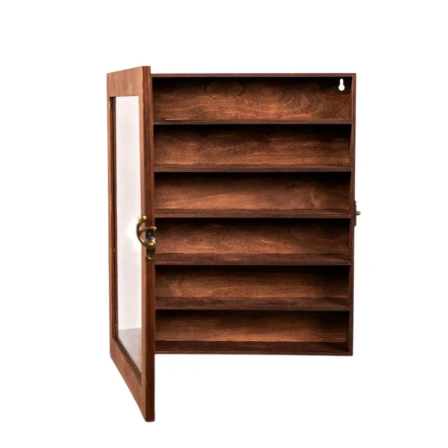 Collectibles Display Case Cabinet With Shelves - size 3