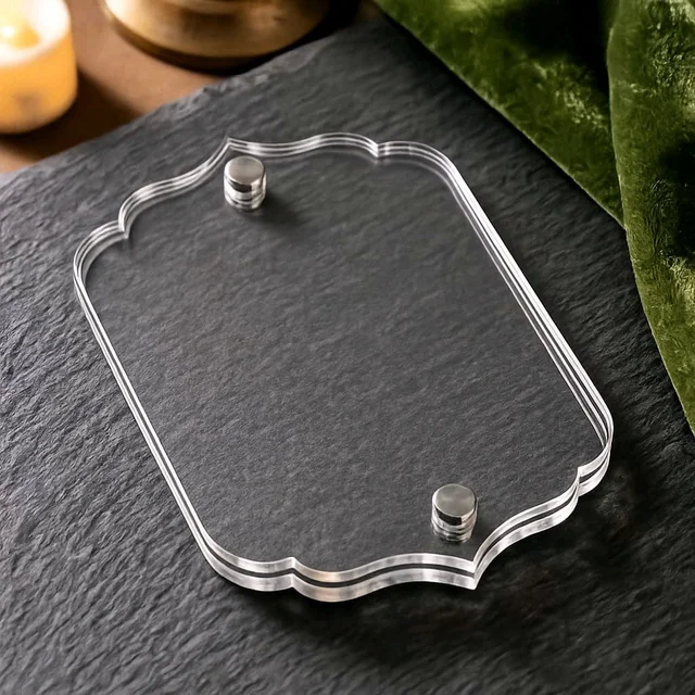 Acrylic Polaroid Fridge Magnet- Jharokha - 5 pieces