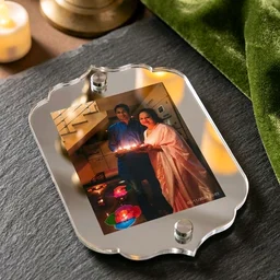 Acrylic Polaroid Fridge Magnet- Jharokha - 100 pieces