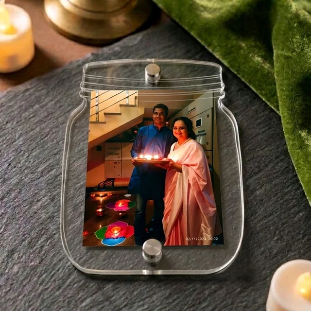 Acrylic Polaroid Fridge Magnet- Bottle - 10 pieces