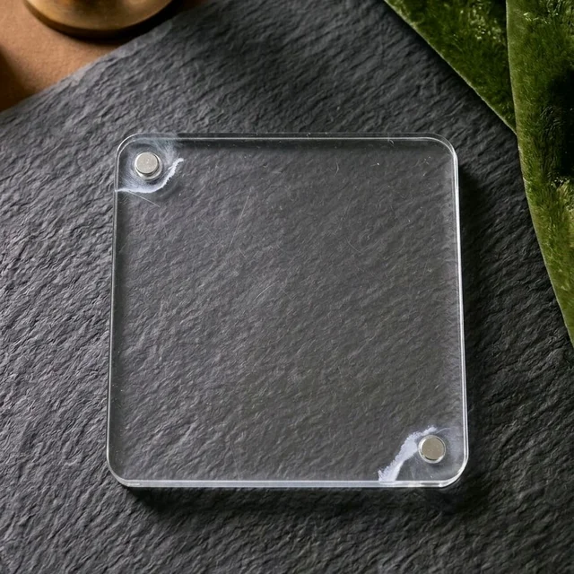 Acrylic Polaroid Fridge Magnet- Square - 10 pieces