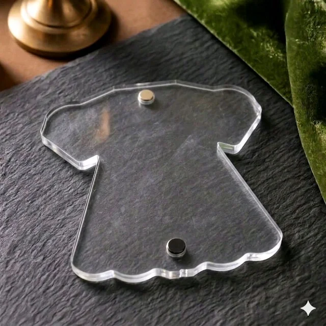 Acrylic Polaroid Fridge Magnet- Frock - 5 pieces
