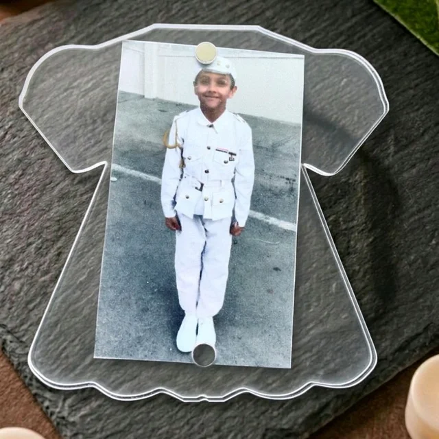 Acrylic Polaroid Fridge Magnet- Frock - 50 pieces
