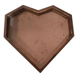 LED Teakwood Heart Frame - Acrylic Base Varmala Preservation - 12 * 10 * 1.25 inches
