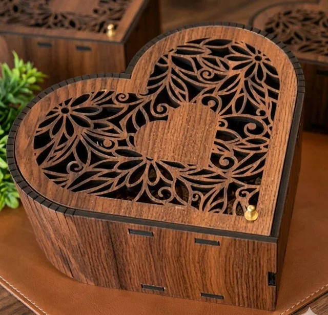 Heart Shape Chocolate Box - 25 pieces