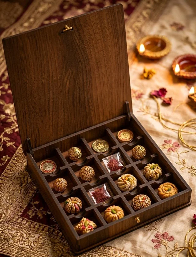 Pre Lam Cavity Box / Gift Box- 16 Cavity - Chocolate box - 25 pieces