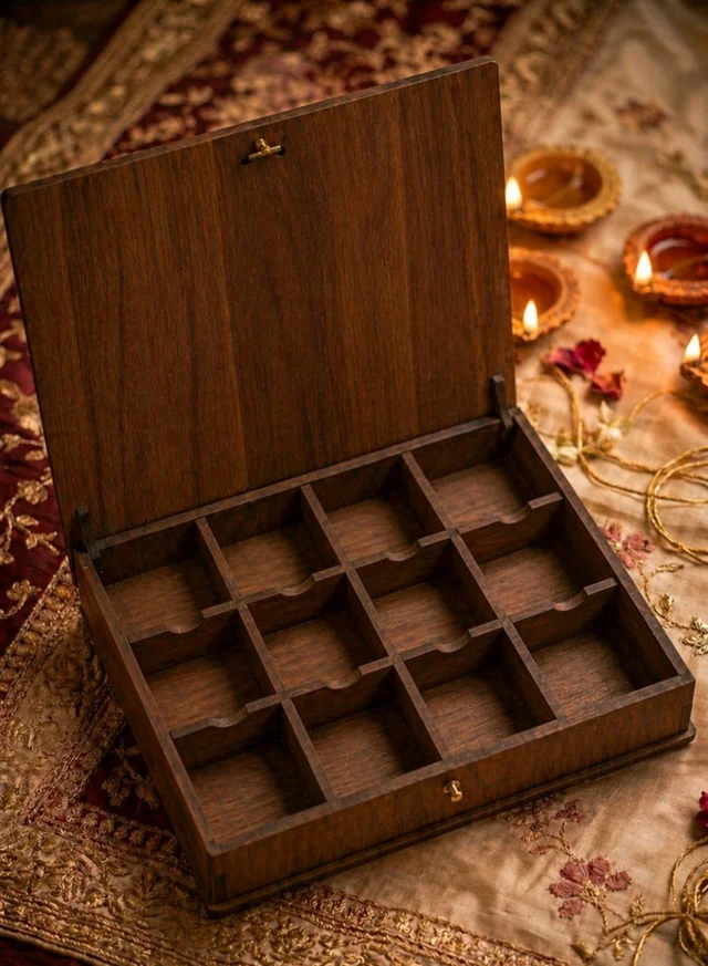 Chocolate box - 12 Cavity - Pre Lam Cavity Box / Gift Box - 50 pieces