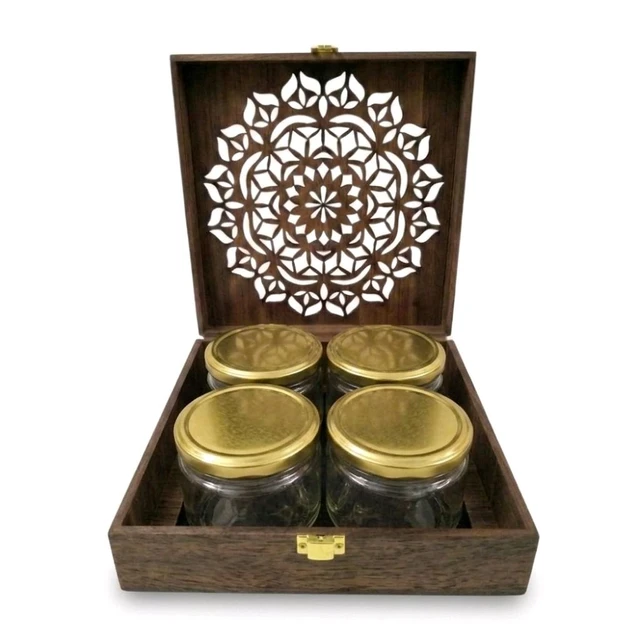 Pre Lam Gift Box With 4 Jars - 5 pieces