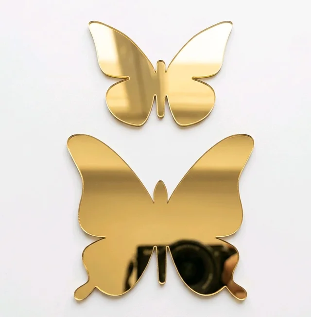Butterfly Acrylic Cutouts - 45 Pieces
