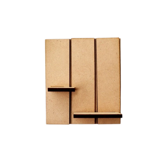 Miniature Wall Planked Fridge Magnet-5 Pieces