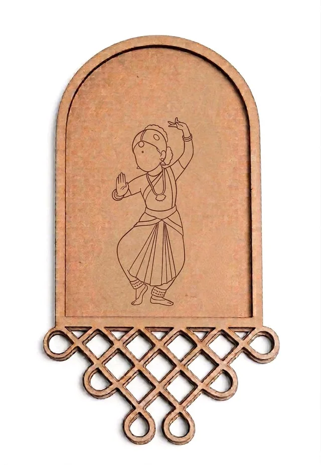Kolam & Dance Theme Wall Hanging-set Of 4 - Veena