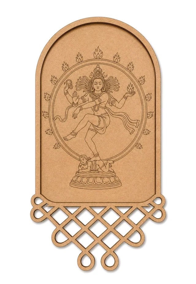 Kolam & Dance Theme Wall Hanging-set Of 4 - Dancer
