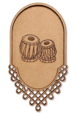Kolam & Dance Theme Wall Hanging-set Of 4 - Ghungru