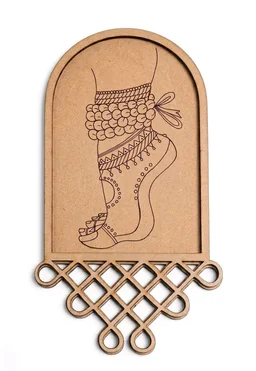 Kolam & Dance Theme Wall Hanging-set Of 4 - Veena