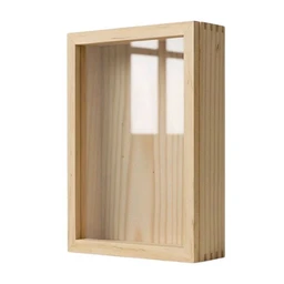 Pinewood Shadow Box Frame - 12 * 12 * 2 inches