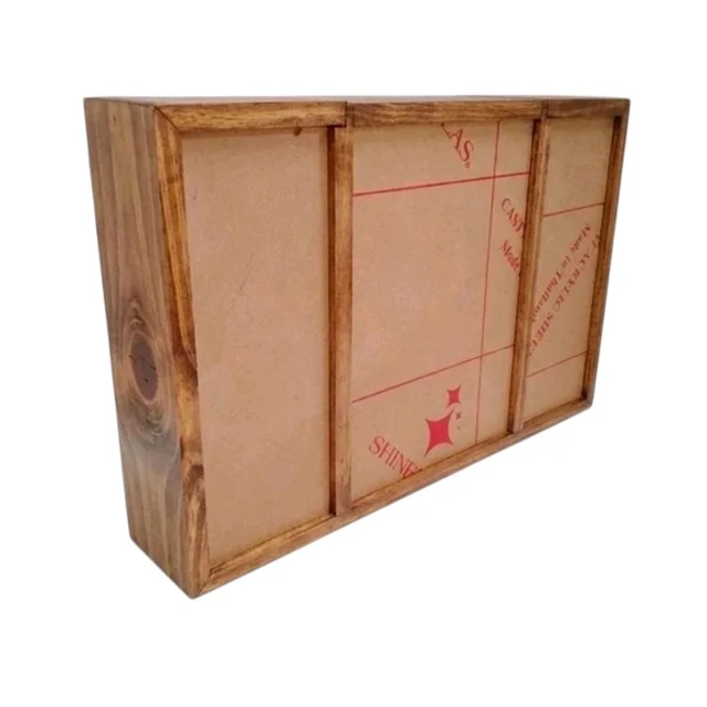 Walnut Finish Kaleera 3 Part Frame - 24 * 20 * 2 inches