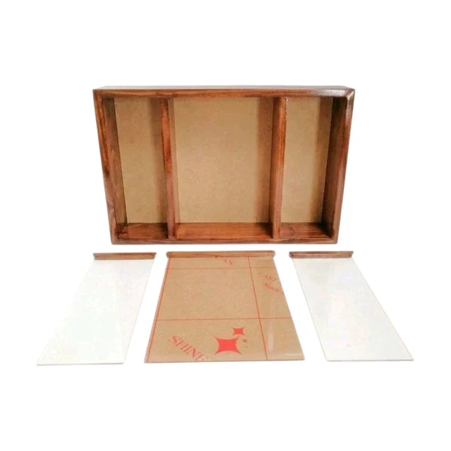 Walnut Finish Kaleera 3 Part Frame - 24 * 20 * 2 inches