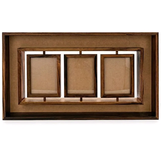 Teakwood Rotating Preservation Frame With MDF Base