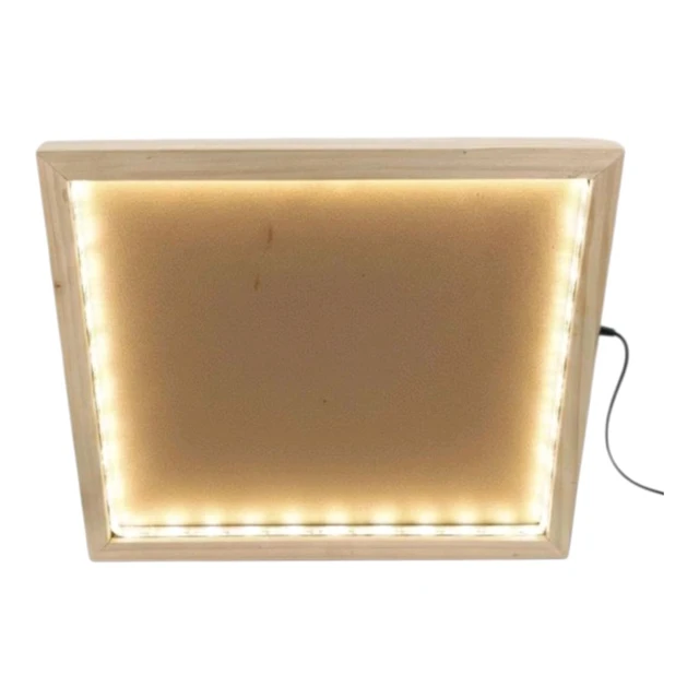 Pinewood LED Preservation Frame - Mdf Base - 12 * 12 * 1 inches