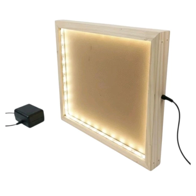 Pinewood LED Preservation Frame - Mdf Base - 12 * 12 * 1 inches