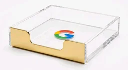 Acrylic Sticky Note Holder / Post Note Pad Holder - 10 pieces, without branding