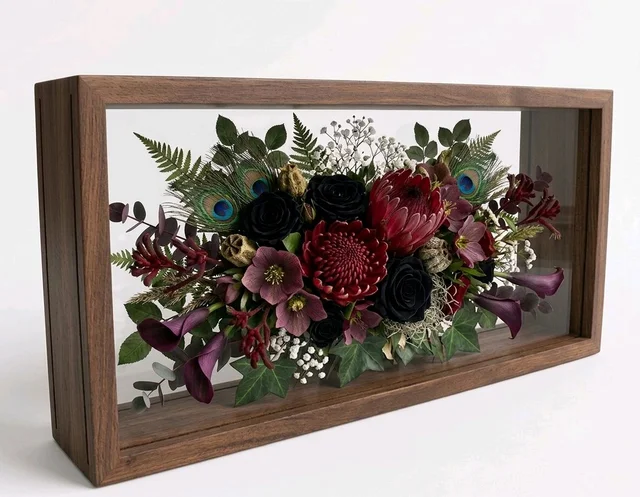 3D Display Wooden Shadow Box / Teakwood Shadow Box - 6 * 3 * 2 inches