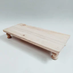 Pinewood Rectangle Chowki / Manai