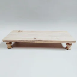 Pinewood Rectangle Chowki / Manai