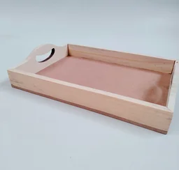 Pinewood Tray / Hamper Curved Handle - 14"/14"/2.5"