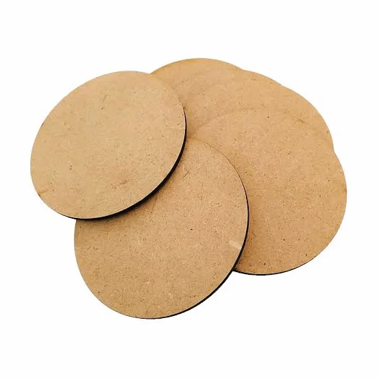 Round Coasters - 6, 4mm