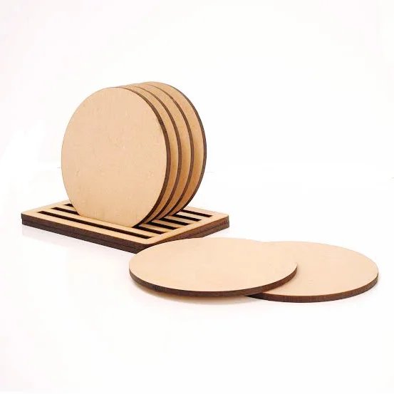 Round Coaster With Stand - 4mm