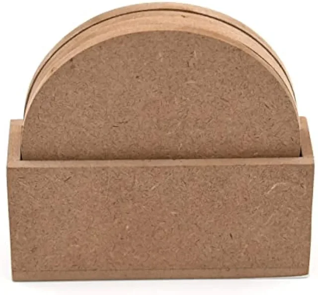 Round Coaster With Box Stand - 4
