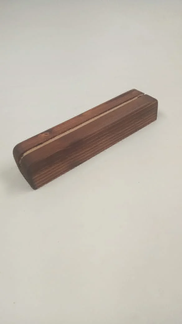 Pinewood Wooden Stand / Base - 12", Walnut