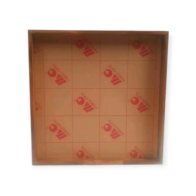Teak Wood Teakwood Floating Frames Varmala Preservation Frames With Acrylic Base - 10" * 8"