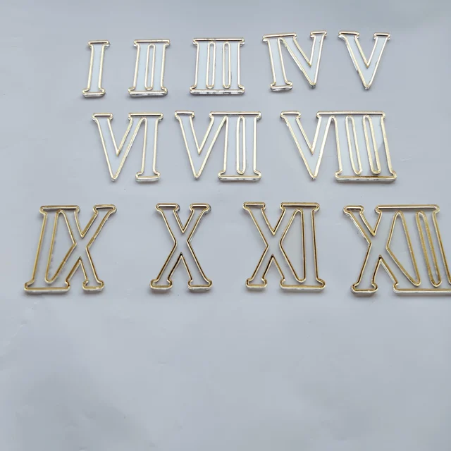 Double Layer Clock Number Roman - 1 Inch