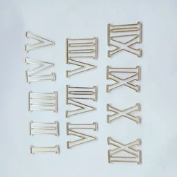 Double Layer Clock Number Roman - 1 Inch