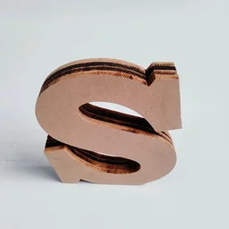 Self Standing Monogram Letter S