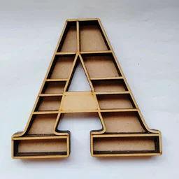 Miniature Alphabet Bookshelf - 7 Inch, E