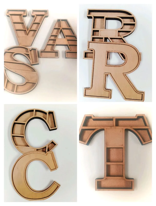 Miniature Alphabet Bookshelf - 6 Inch, M