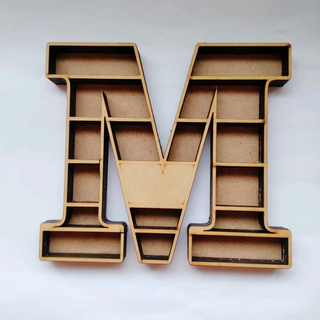 Miniature Alphabet Bookshelf - 7 Inch, E