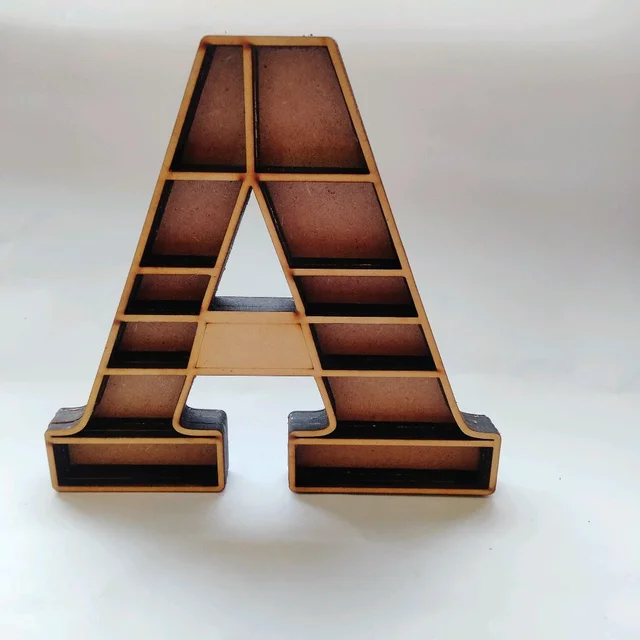 Miniature Alphabet Bookshelf - 10 Inch, P
