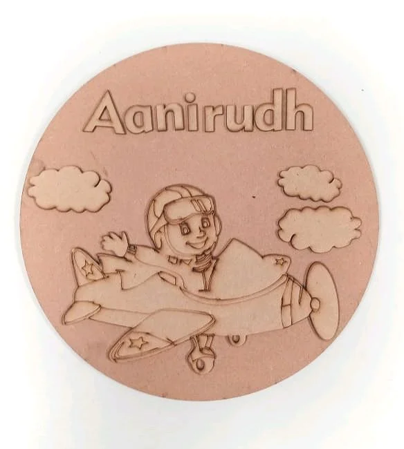 Astronaut Theme Kids Name Board