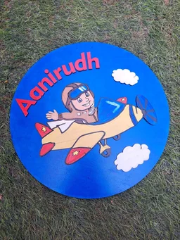 Astronaut Theme Kids Name Board